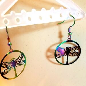 - Filigree Dragonfly Earrings